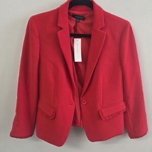 Ann Taylor Women's Red Blazer